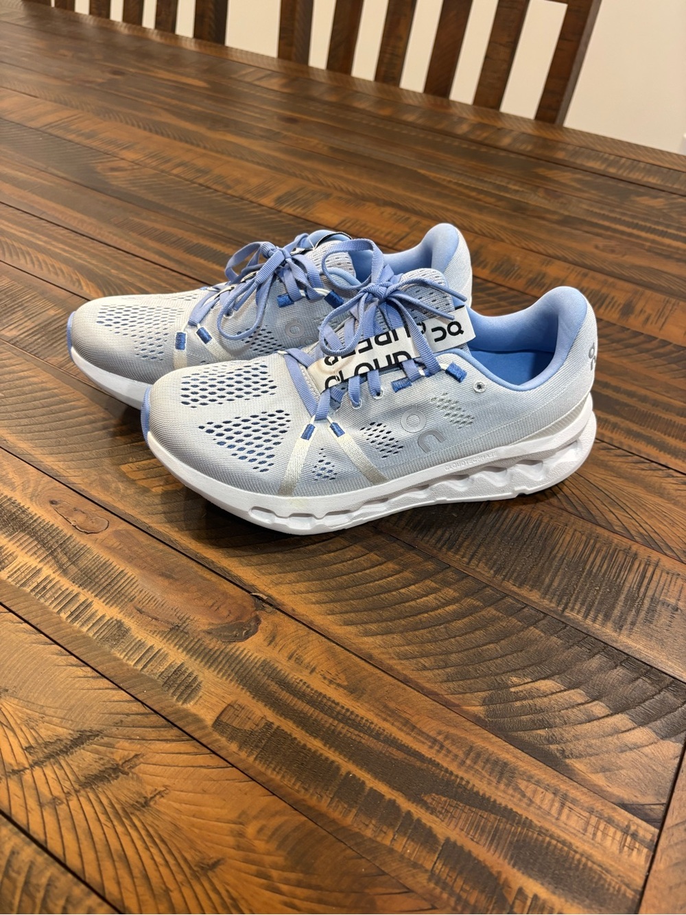On Running Women's Cloudlight Running Shoes - Pale Blue/White